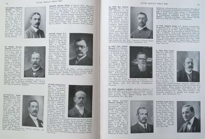 South African Whos Who 1911 | Ken Donaldson (Ed.)
