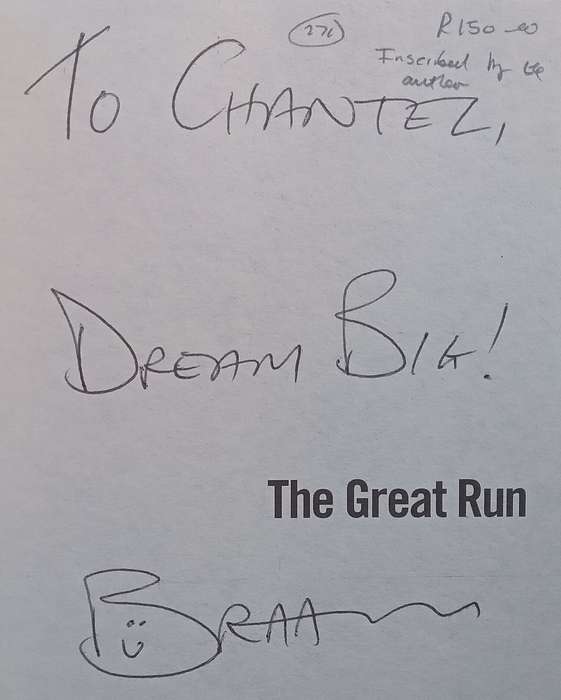 The Great Run (Inscribed by Author) | Braam Malherbe