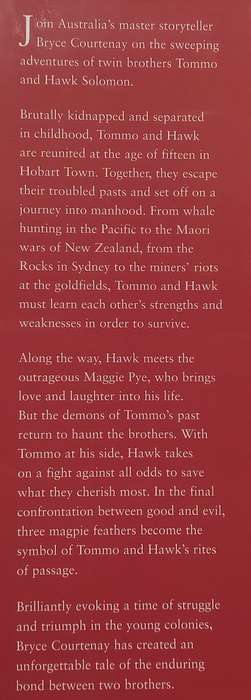 Tommo & Hawk (Hardcover) | Bryce Courtenay
