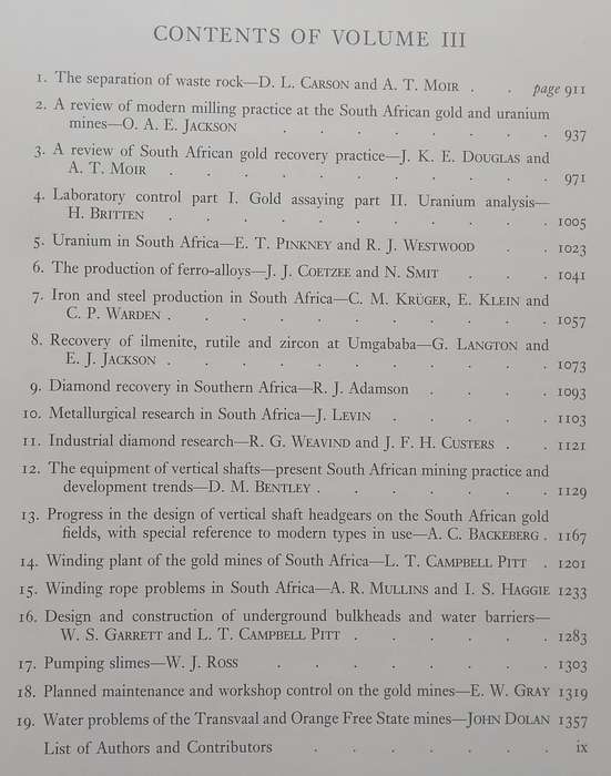 Transactions of the Seventh Commonwealth Mining and Metallurgical Congress: Papers and Discussion...