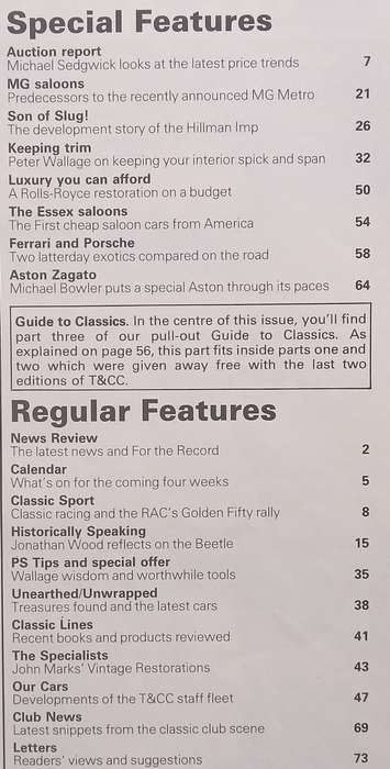 Thoroughbred & Classic Cars (June 1982)