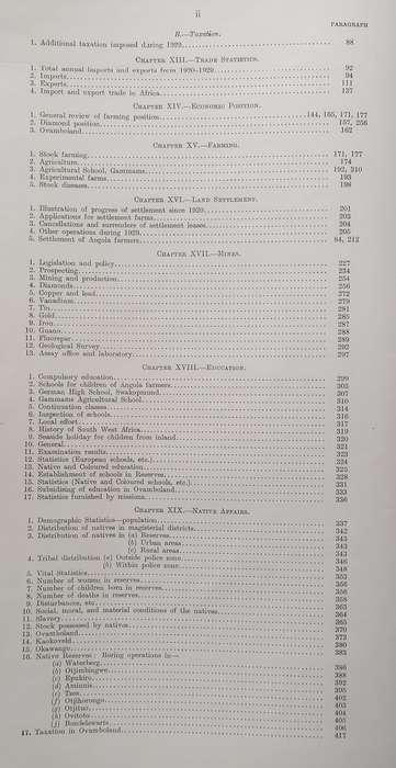 Report Concerning the Administration of South West Africa for the Year 1929