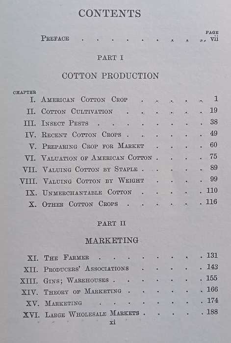 Cotton and the Cotton Market (Published 1923) | W. Hustace Hubbard