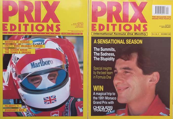 15 Issues of Prix Editions Magazine (1988-1991)