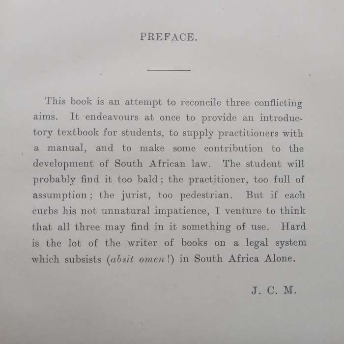 Negligence in Delict (Copy of Judge Dr. Quartus de Wet, who Presided over the 1963 Rivonia Trial)...