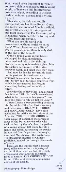 The Chinese Widow | James Leasor