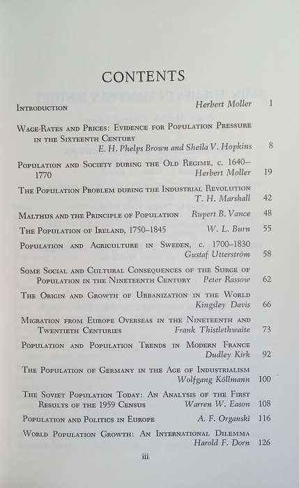 Population Movements in Modern European History | Herbert Moller