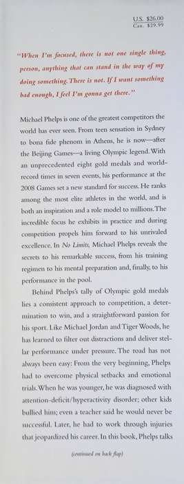 No Limits: The Will to Succeed | Michael Phelps, with Alan Abrahamson