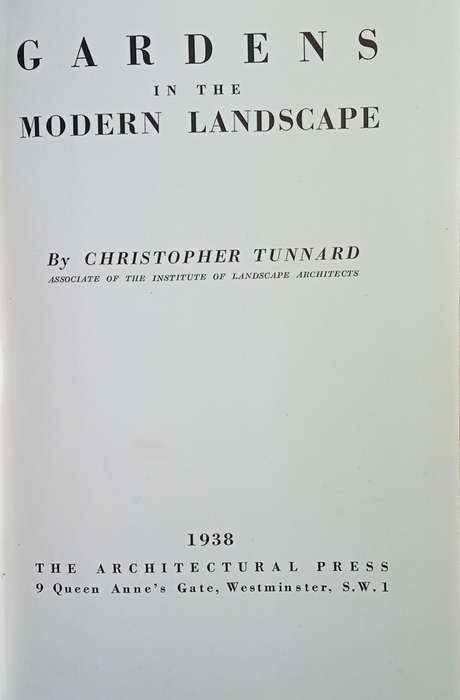 Gardens in the Modern Landscape | Christopher Tunnard