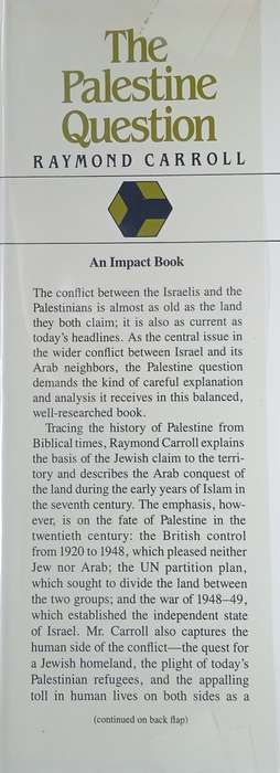 The Palestine Question | Raymond Carroll