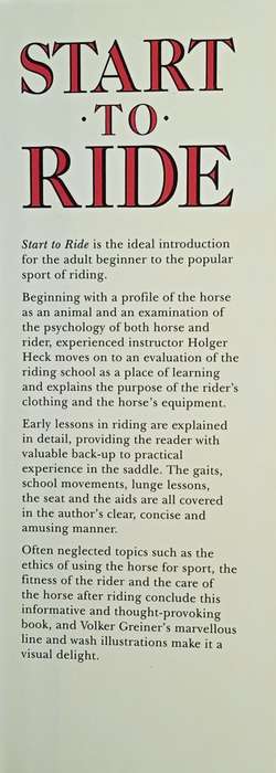 Start to Ride | Holger Heck and Volker Greiner