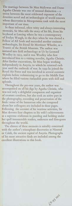 Mallowman's Memoirs: The Autobiography of Max Mallowan | Max Mallowman