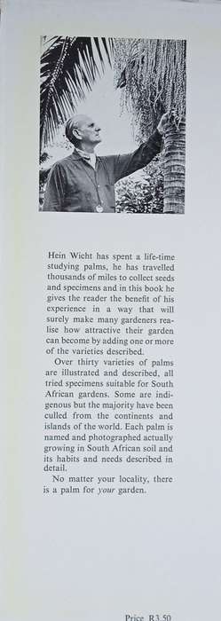 Palms for Gardens in Southern Africa [Limited edition, numbered copy] | Hein Wicht