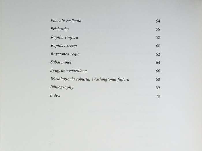 Palms for Gardens in Southern Africa [Limited edition, numbered copy] | Hein Wicht