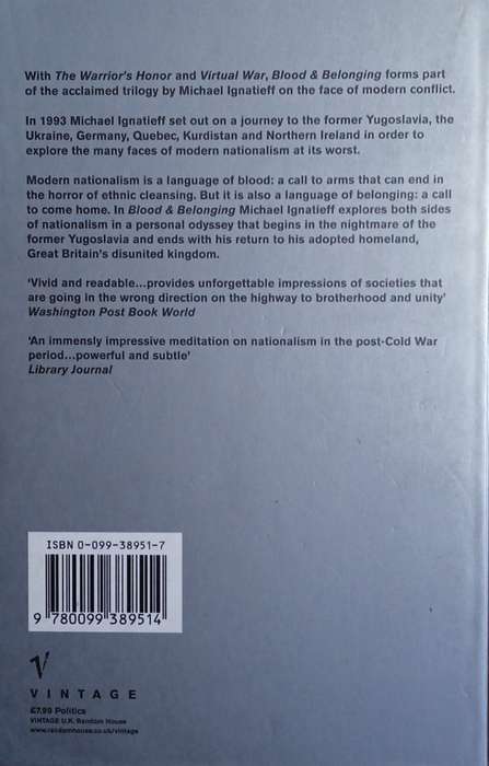 Blood and Belonging | Michael Ignatieff