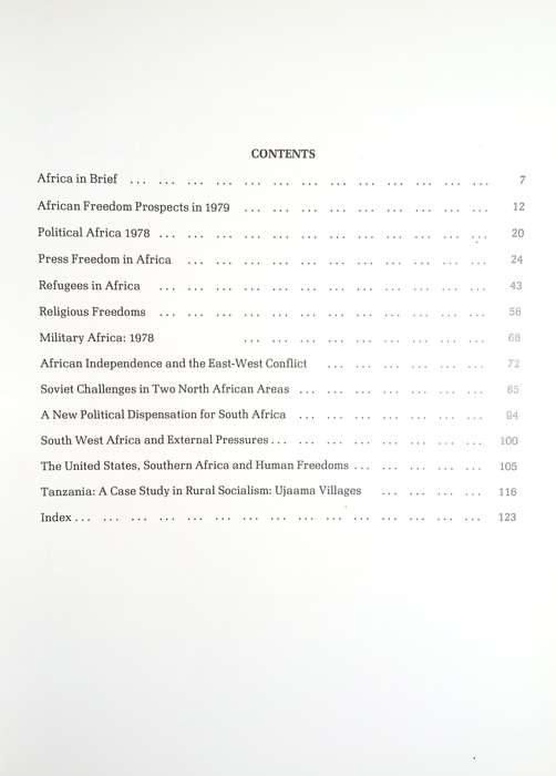 African Freedom Annual 1979 | F.R.Metrowich (ed.)