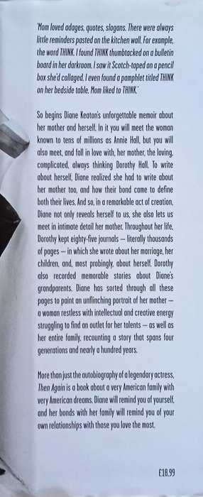 Then Again: A Memoir | Diane Keaton