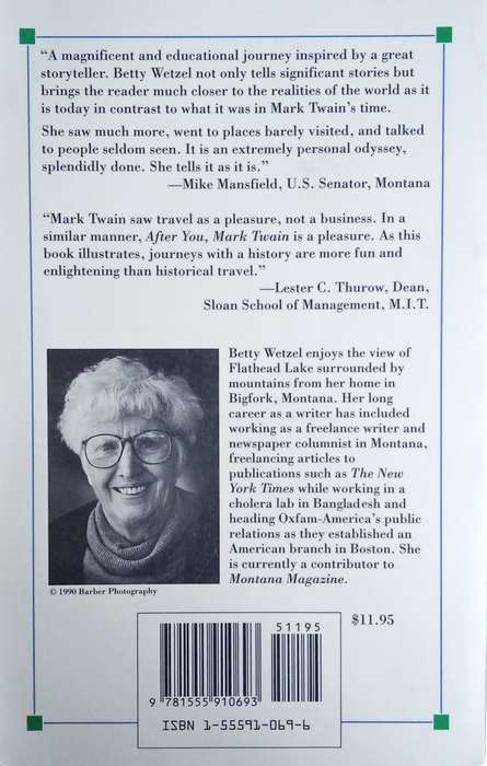 After You, Mark Twain: A Modern Journey Around the Equator | Betty Wetzel
