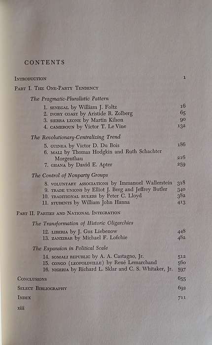 Political Parties and National Integration in Tropical Africa | James S. Coleman and Carl G. Rosb...