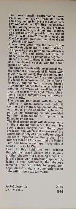 The Sandstorm: The Arab-Israeli War of 1967. Prelude and Aftermath | David Kimche & Dan Bawly