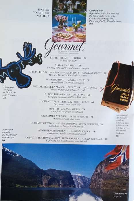 Gourmet June 1993 Volume LIII Number 6