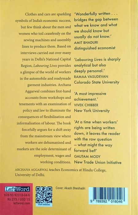 Labouring Lives: Industry and Informality in New India | Archana Aggarwal