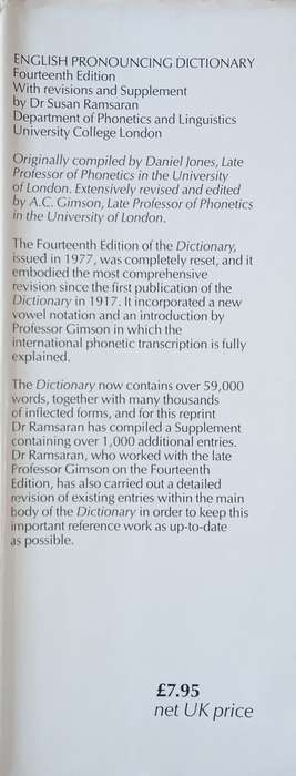 English Pronouncing Dictionary