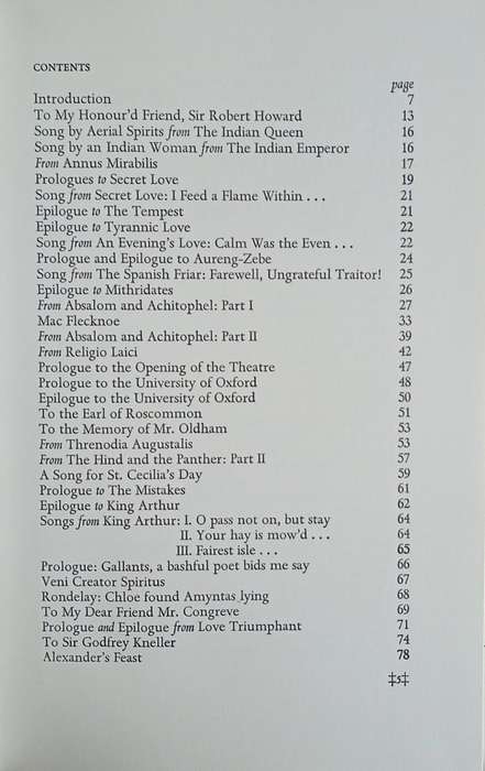 A Choice of Dryden's Verse | W.H. Auden (ed.)