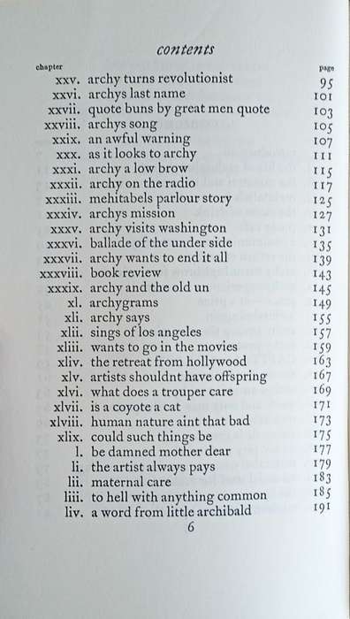 Archy's Life of Mehitabel | Don Marquis