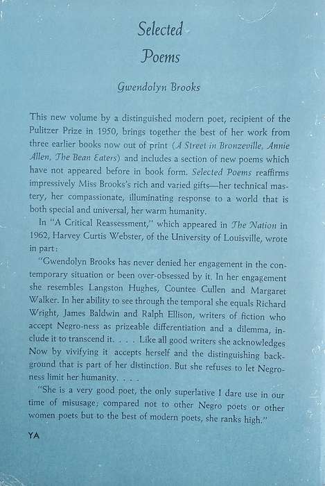Selected Poems | Gwendolyn Brooks