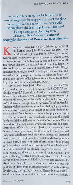 Find Me Unafraid: Love, Loss and Hope in an African Slum | Kennedy Odede & Jessica Posner