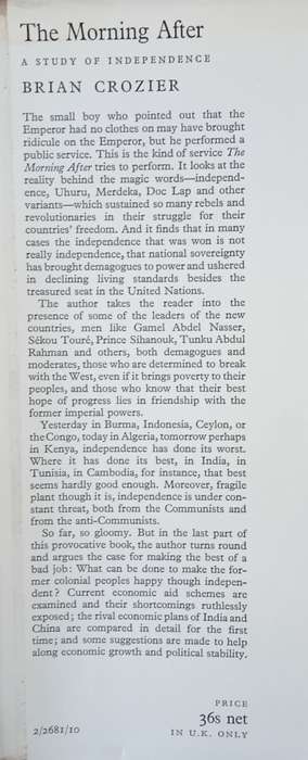 The Morning After: A Study of Independence | Brian Crozier