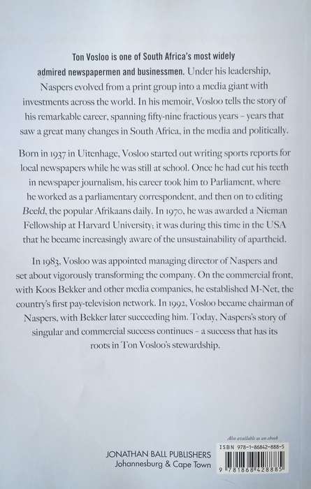 Across Boundaries: A Life in the Media in a Time of Change | Ton Vosloo