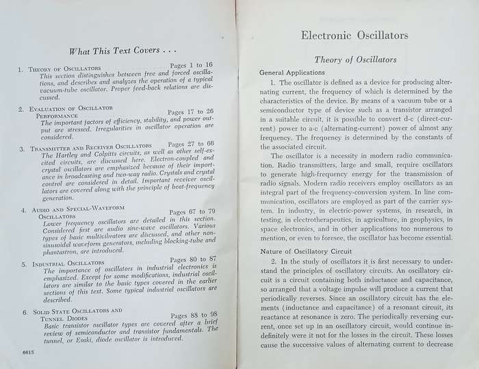 Electric Oscillators | William F. Hodge & Edward M. Noll