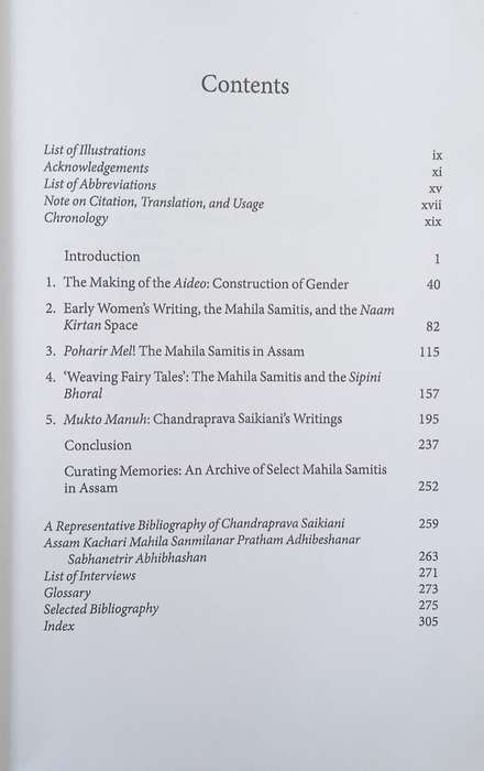 Gendered Publics: Chandraprava Saikiani and the Mahila Samitis in Colonial Assam | Hemjyoti Medhi