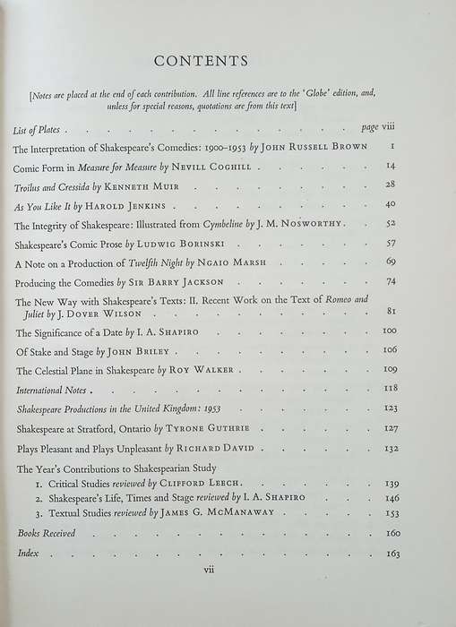 Shakespeare Survey: The Annual Survey of Shakespearian Study & Production 8, 1955 | Allardyce Nic...