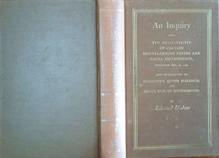 Eighteenth Century Shakespeare No. 22: An Inquiry into the Authenticity of Certain Miscellaneous ...
