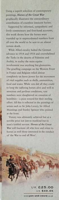 Horses of the Great War: The Story in Art | John Fairley