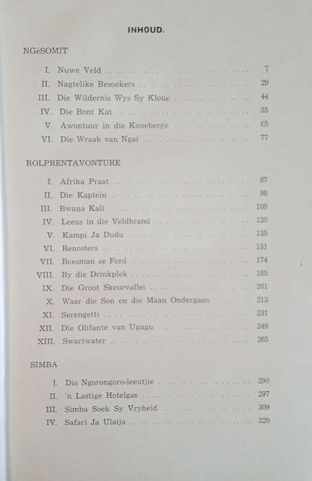 Simba [Afrikaans] [First edition] | Sangiro