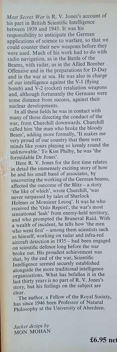 Most Secret War. British Scientific Intelligence 1939-1945 | R.V. Jones