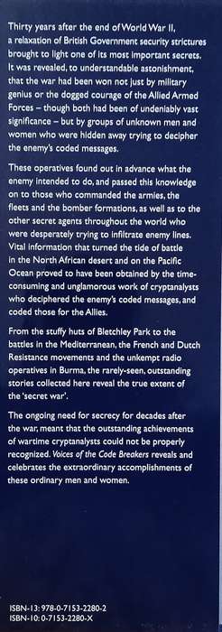Voices of the Code Breakers: Personal Accounts of the Secret Heroes of World War II | Michael Pat...