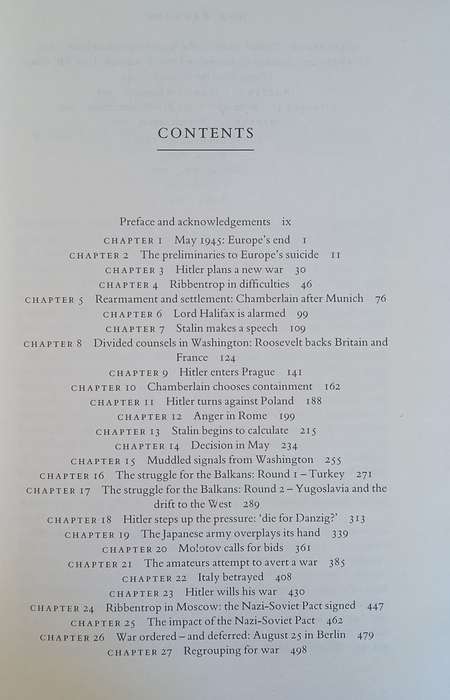How War Came: The Immediate Origins of the Second World War 1938-1939 | Donald Cameron Watt