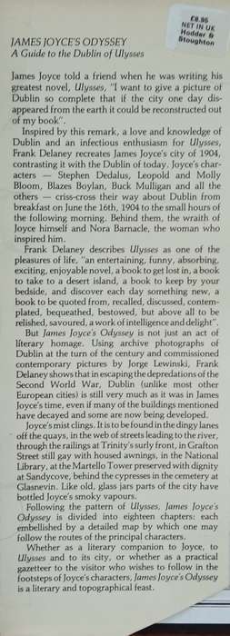 James Joyce's Odyssey: A Guide to the Dublin Ulysses | Frank Delaney
