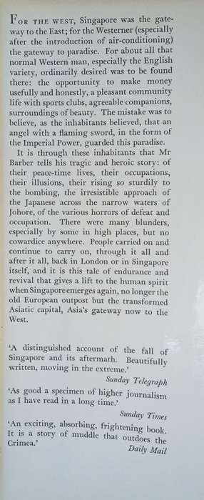 Sinister Twilight: The Fall and Rise Again of Singapore | Noel Barber