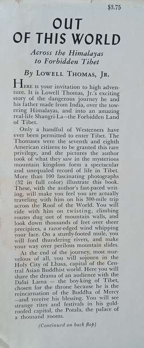 Out of This World: Across the Himalayas to Forbidden Tibet | Lowell Thomas Jr.