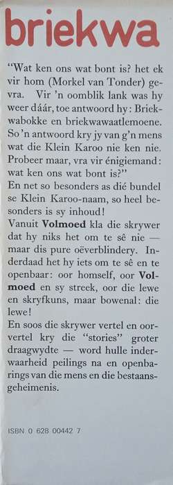Briekwa [Afrikaans] | Abraham H. de Vries