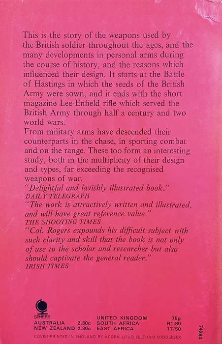 Weapons of the British Soldier | Col. H.C.B. Rogers