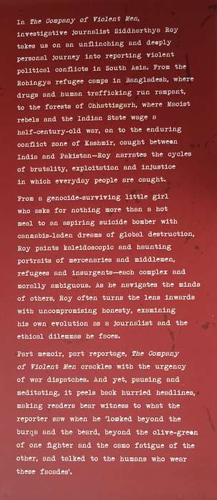 The Company of Violent Men: Stories from the Bloody Fault Lines of the Subcontinent | Siddharthya...