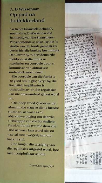 Op Pad Na Luilekker-Land [Afrikaans] | A.D. Wassenaar