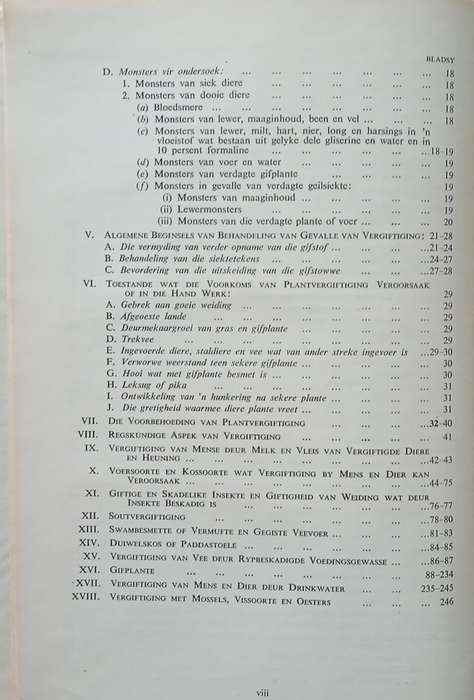 Vergiftiging van Mens en Dier [Afrikaans] | Douw G. Steyn